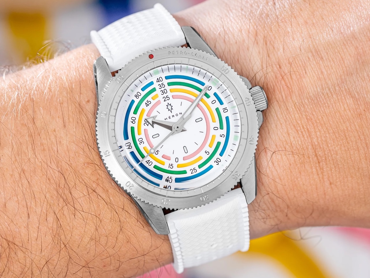 Heron Marinor Rainbow White D