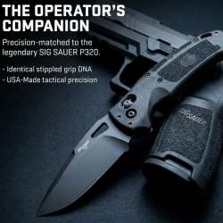 Hogue SIG SAUER K320 Nitron 3.5” Drop Point Folder Manual Folder 5