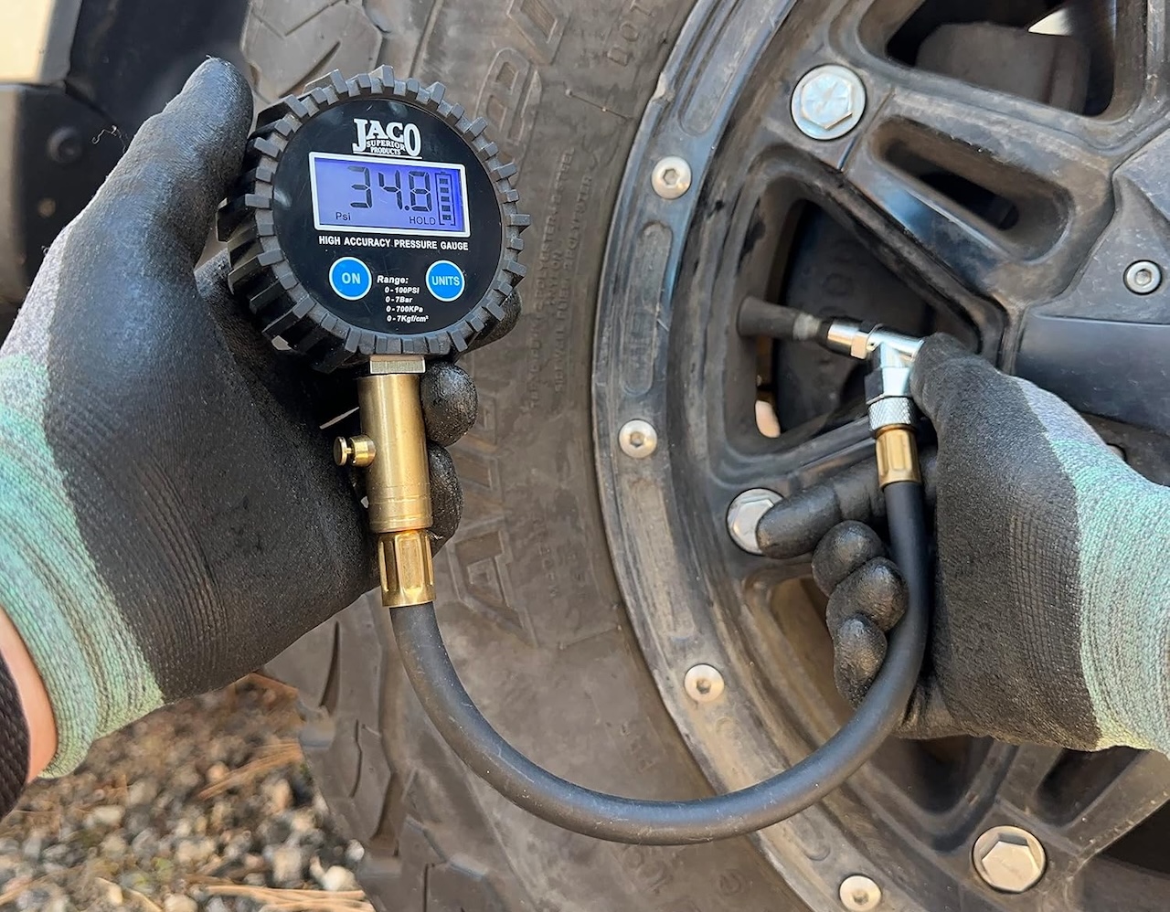 JACO ElitePro Digital Tire Pressure Gauge