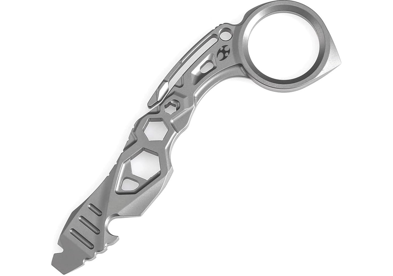 KANSEPT PryMate Plain Titanium Pry Bar Multitool G008A1