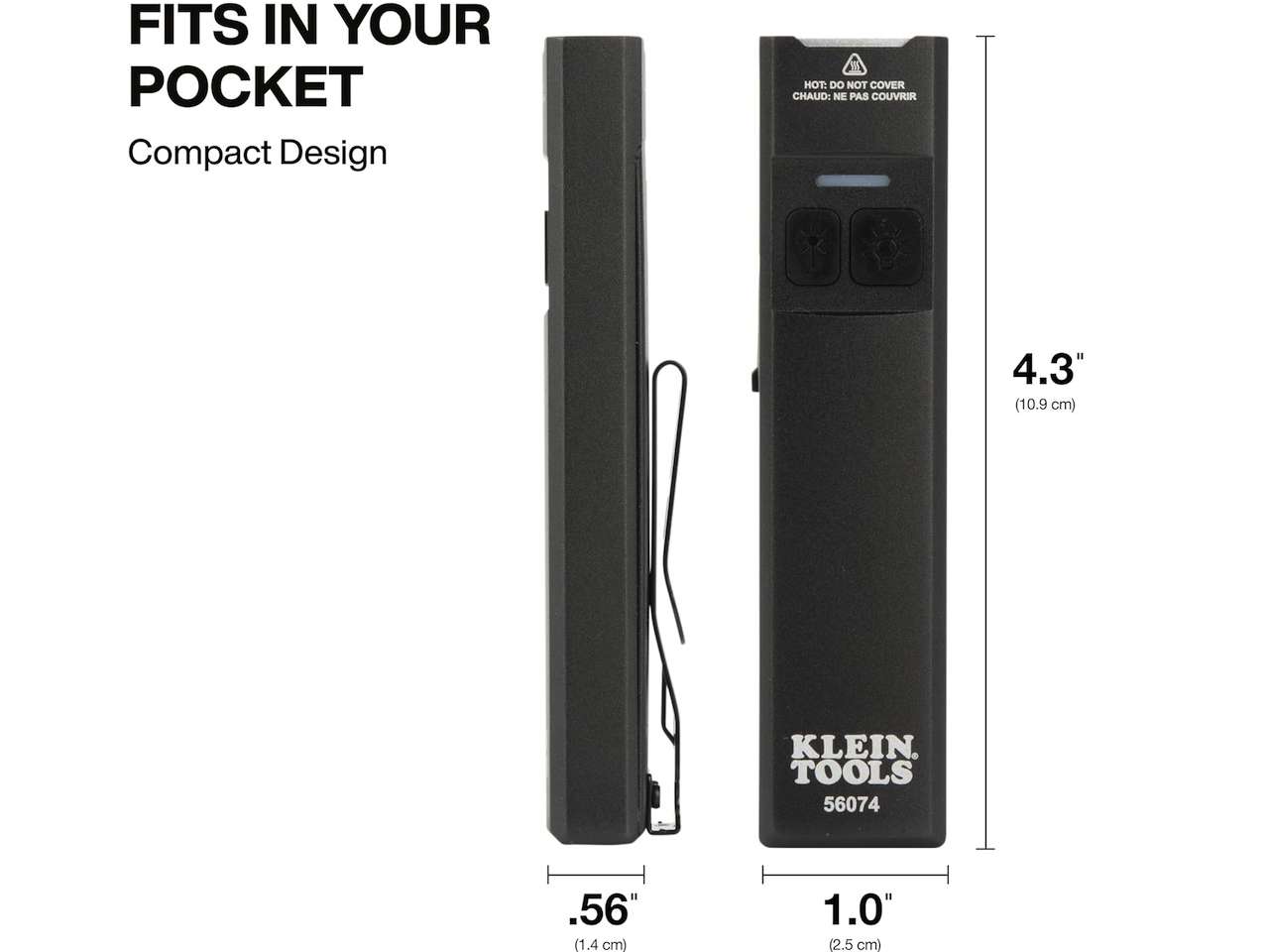 KLEIN TOOLS 56074 EDC Pocket Flashlight with Green Laser 5