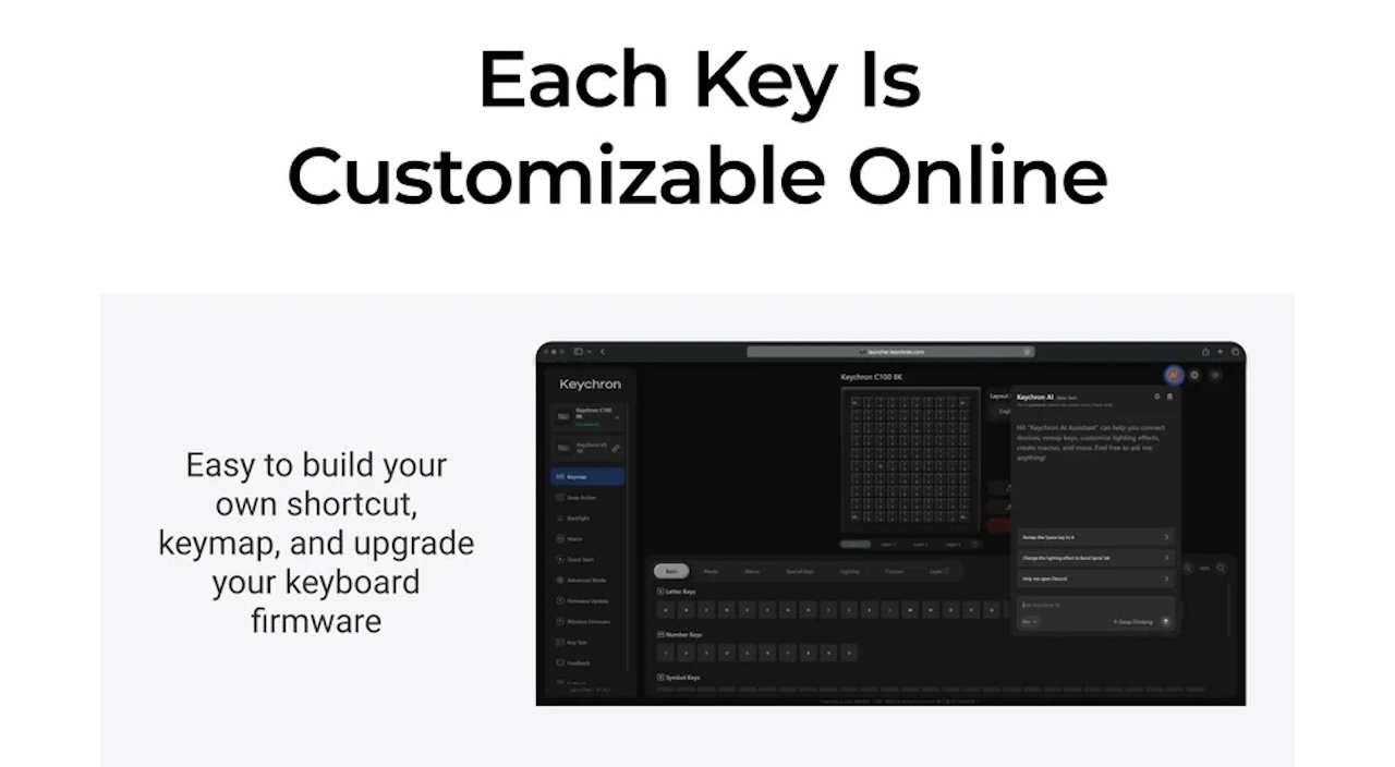 Keychron C100 8K Giant Custom Macro Pad 5