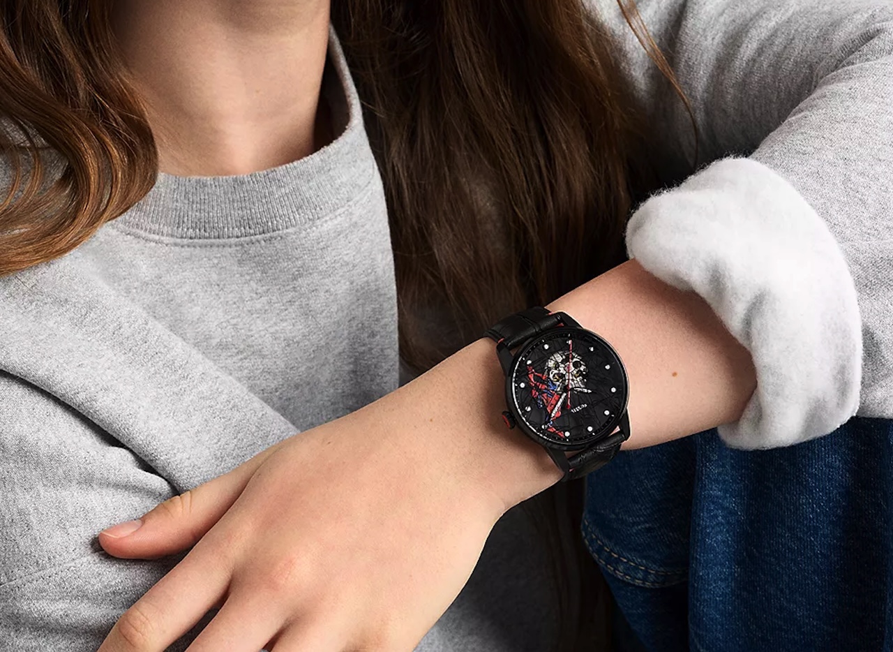 Marvel x Fossil Limited-Edition Spider-Man 42mm Automatic Watch Demo