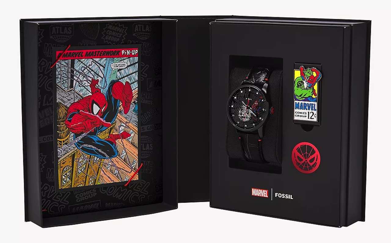 Marvel x Fossil Limited-Edition Spider-Man 42mm Automatic Watch Special Edition