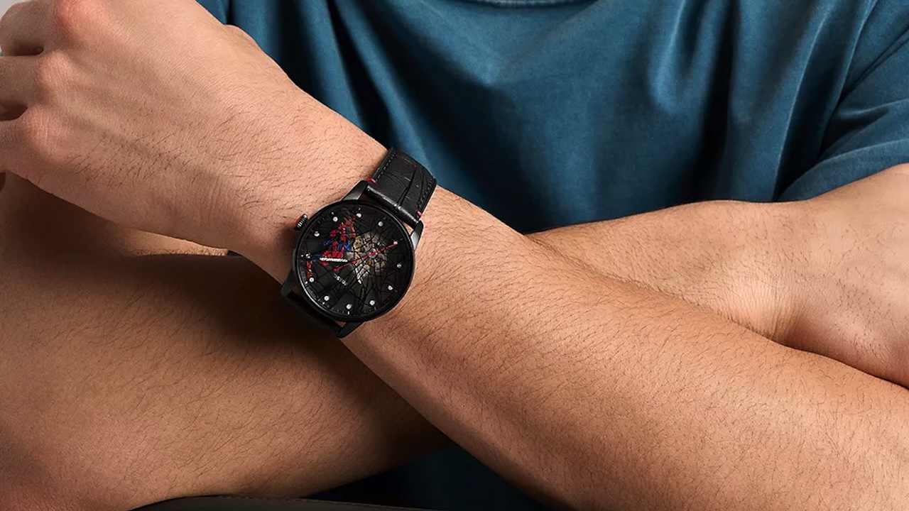 Marvel x Fossil Limited-Edition Spider-Man 42mm Automatic Watch Tom Holland