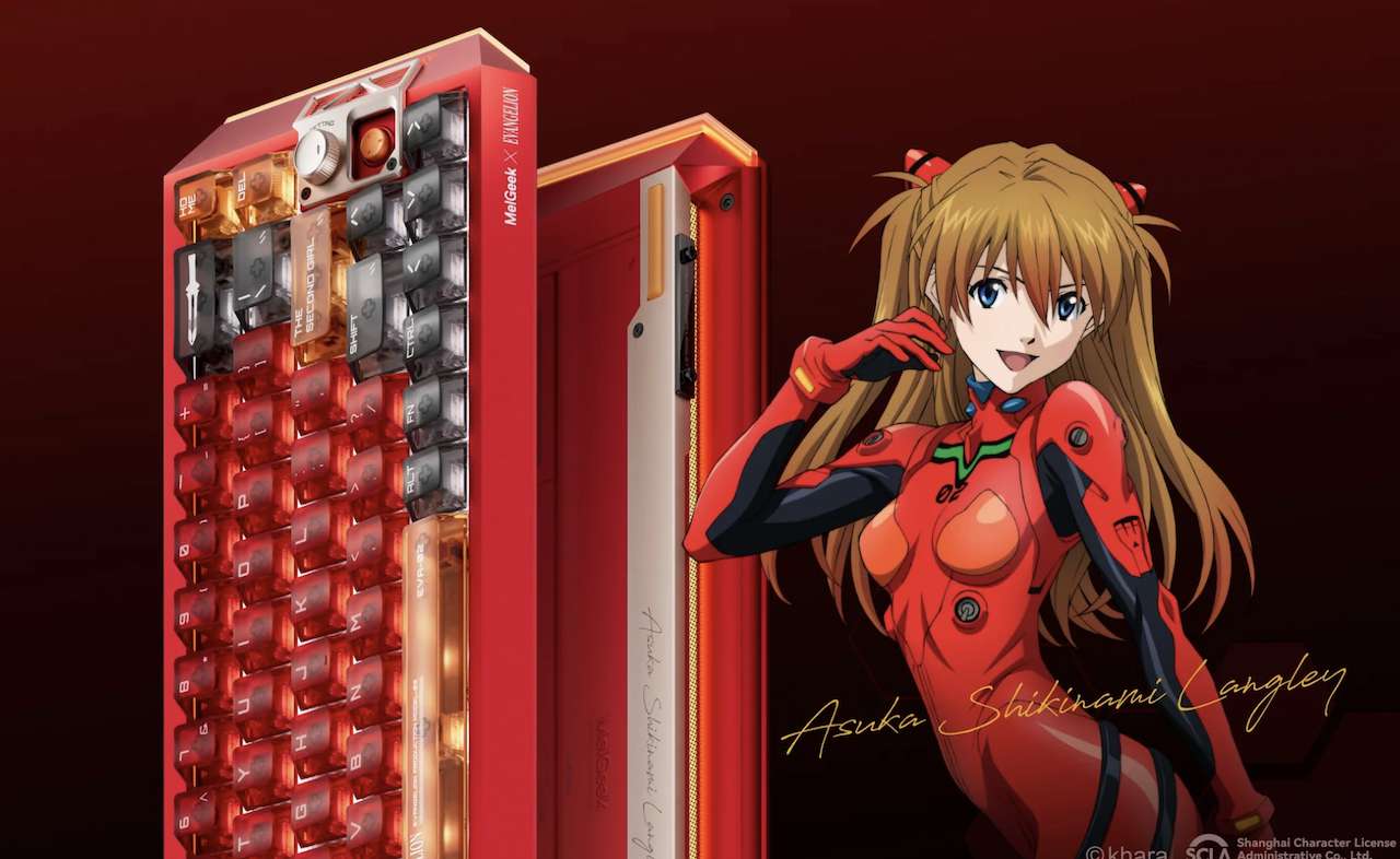 MelGeek Evangelion Asuka Hall Gaming Keyboard