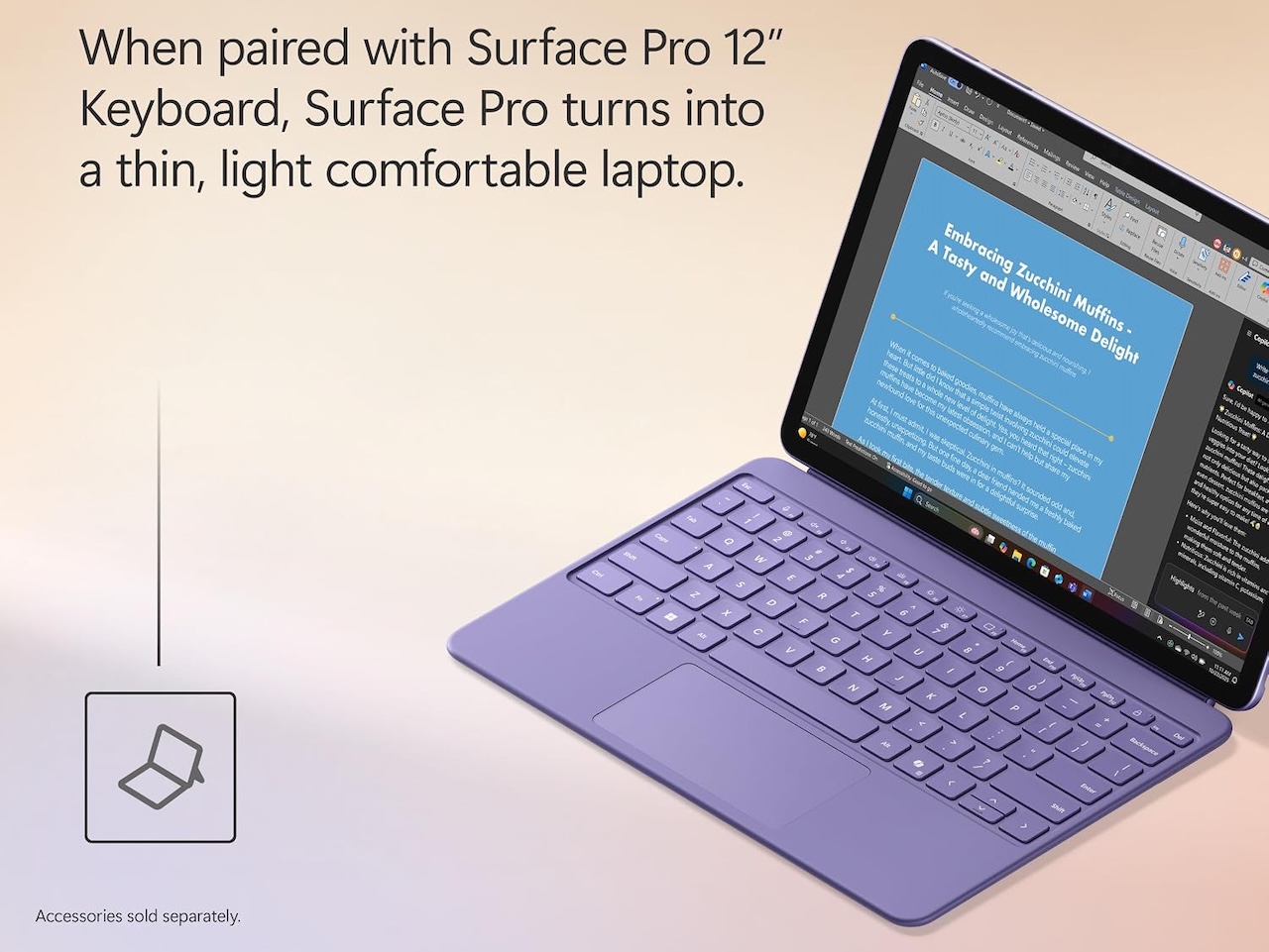 Microsoft Surface Laptop 13-inch in Violet or Ocean