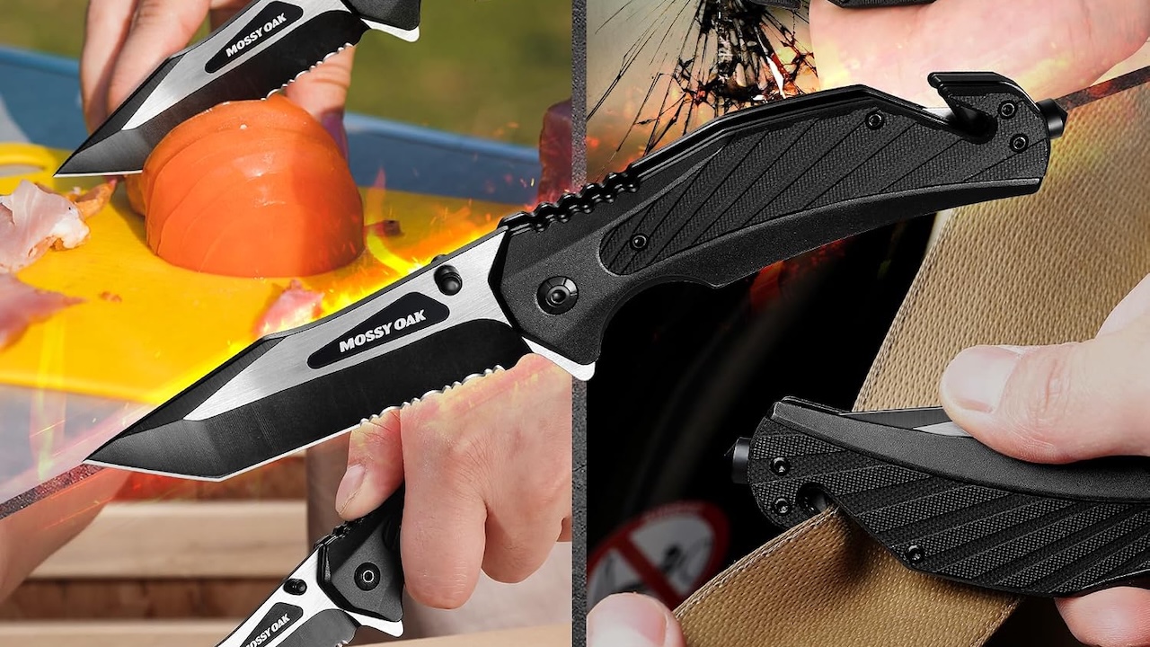 Mossy Oak Folding Pocket Knife Tactical Knife E