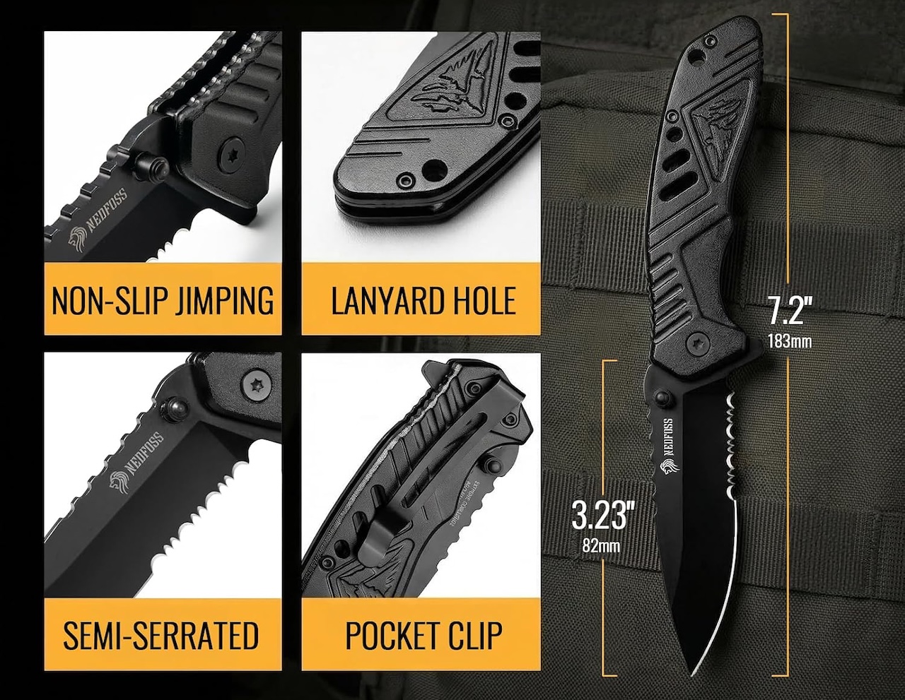 NedFoss Tactical Pocket Knife Availability