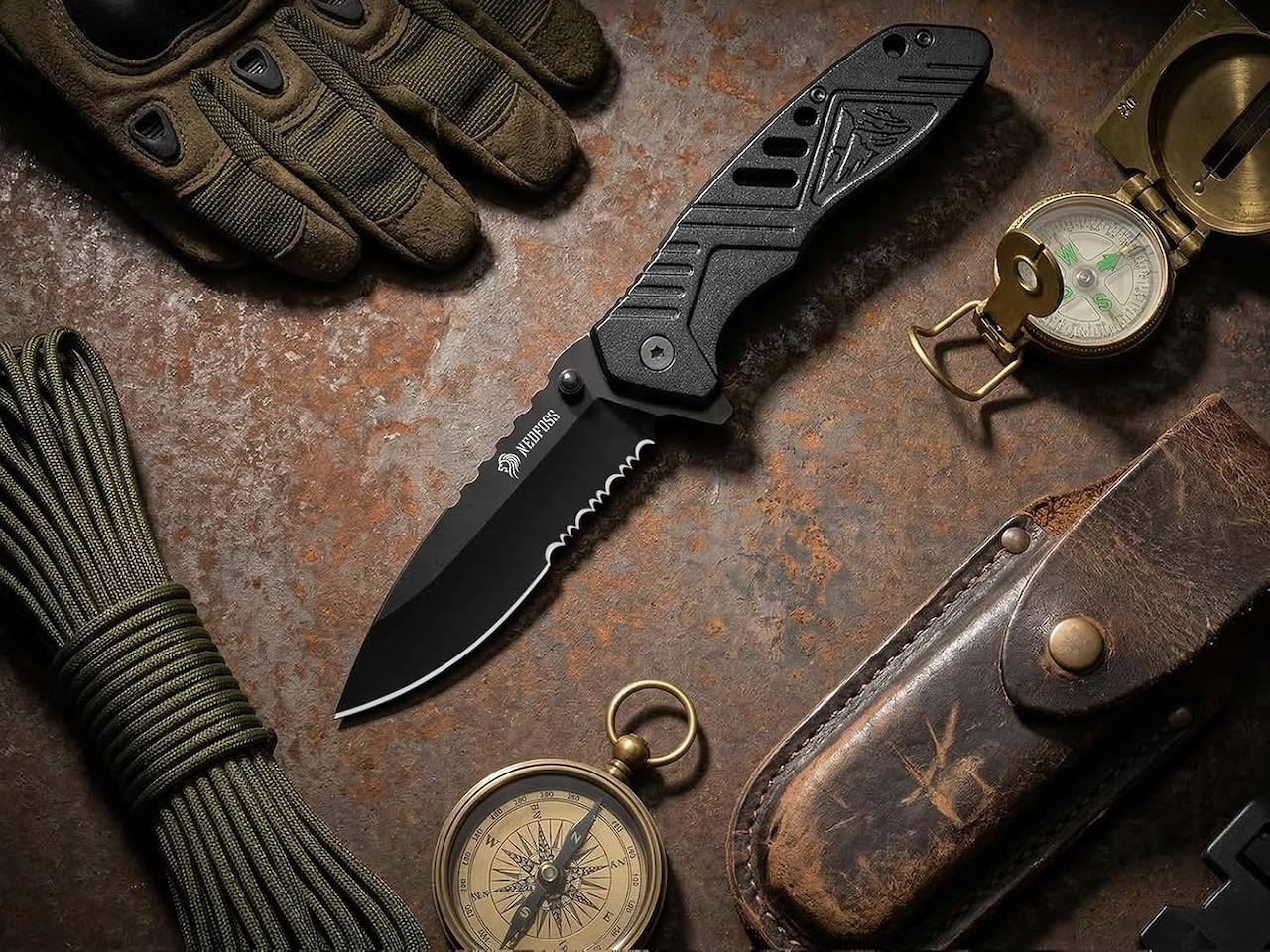 NedFoss Tactical Pocket Knife Release