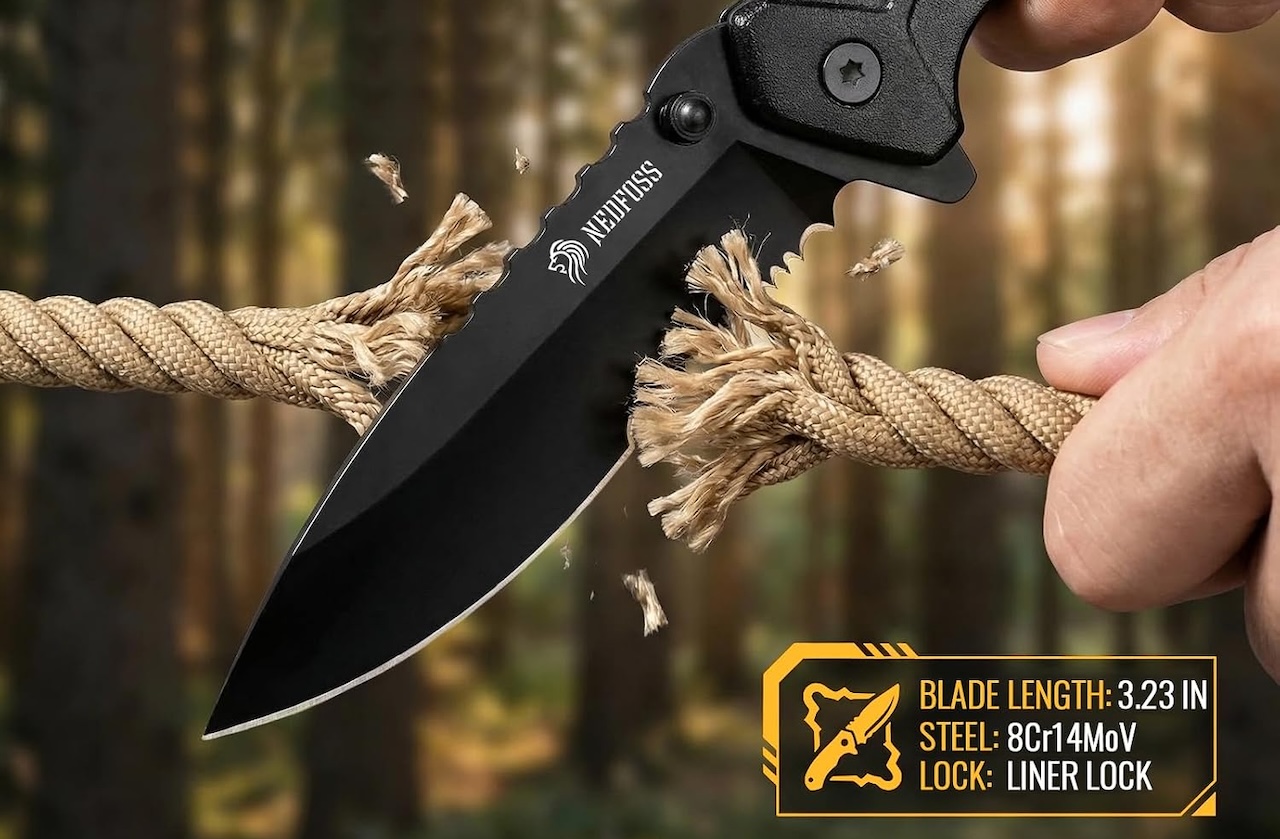 NedFoss Tactical Pocket Knife Review