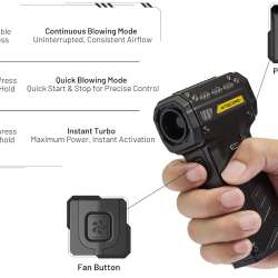 Nitecore CINEWIND CW23 Multipurpose Pocket Photography Fan 8