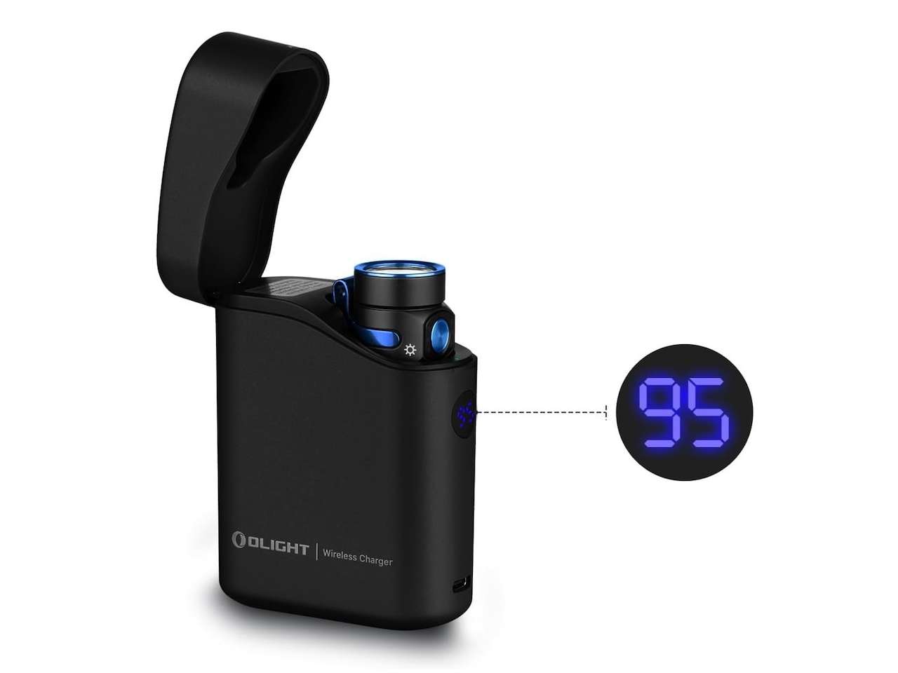 OLIGHT Baton4 Premium Edition EDC Flashlight Rechargeable Light Black