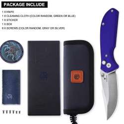 Petrified fish PFE19 Guppy 2.95 N690 Steel Blade Pocket Folding Knife 8