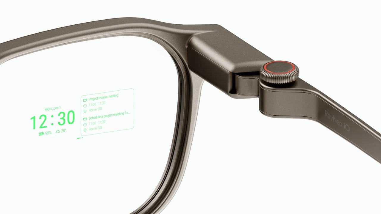 RayNeo iO Smart Glasses Design