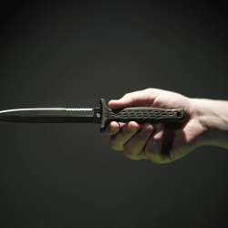 Schrade Delta Class Needle Magnum Serrated Fixed Blade