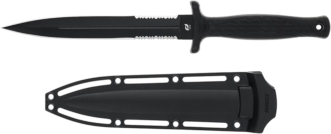 Schrade Delta Class Needle Magnum Serrated Fixed Blade