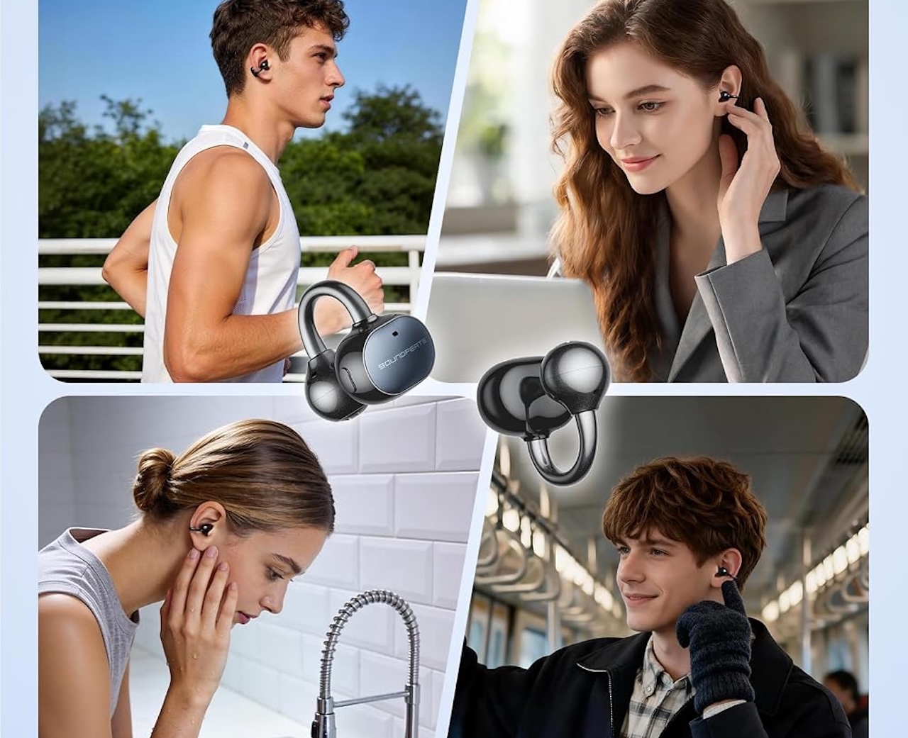 SoundPEATS UU2 Wireless Open Ear Earbuds for Glasses Demo