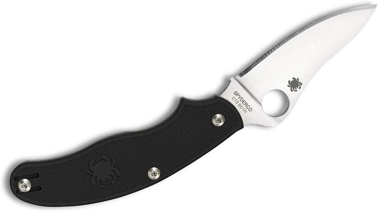 Spyderco Lightweight Drop-Point Plain Edge Knife