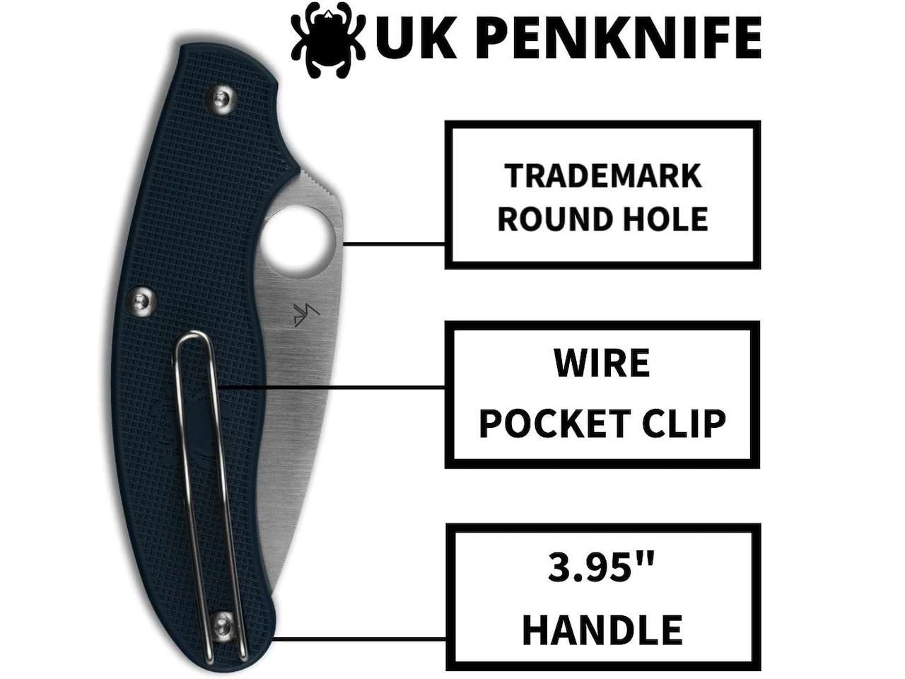 Spyderco UK Penknife Folding Pocket Knife