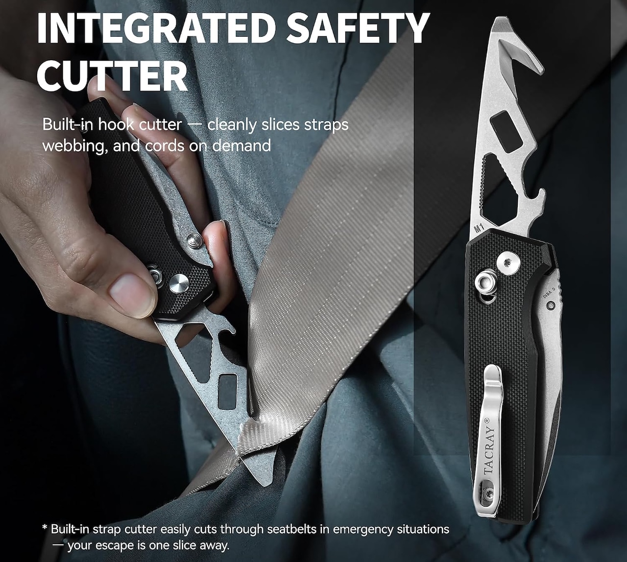 Tacray 5-in-1 Multitool Pocket Knife Hands On