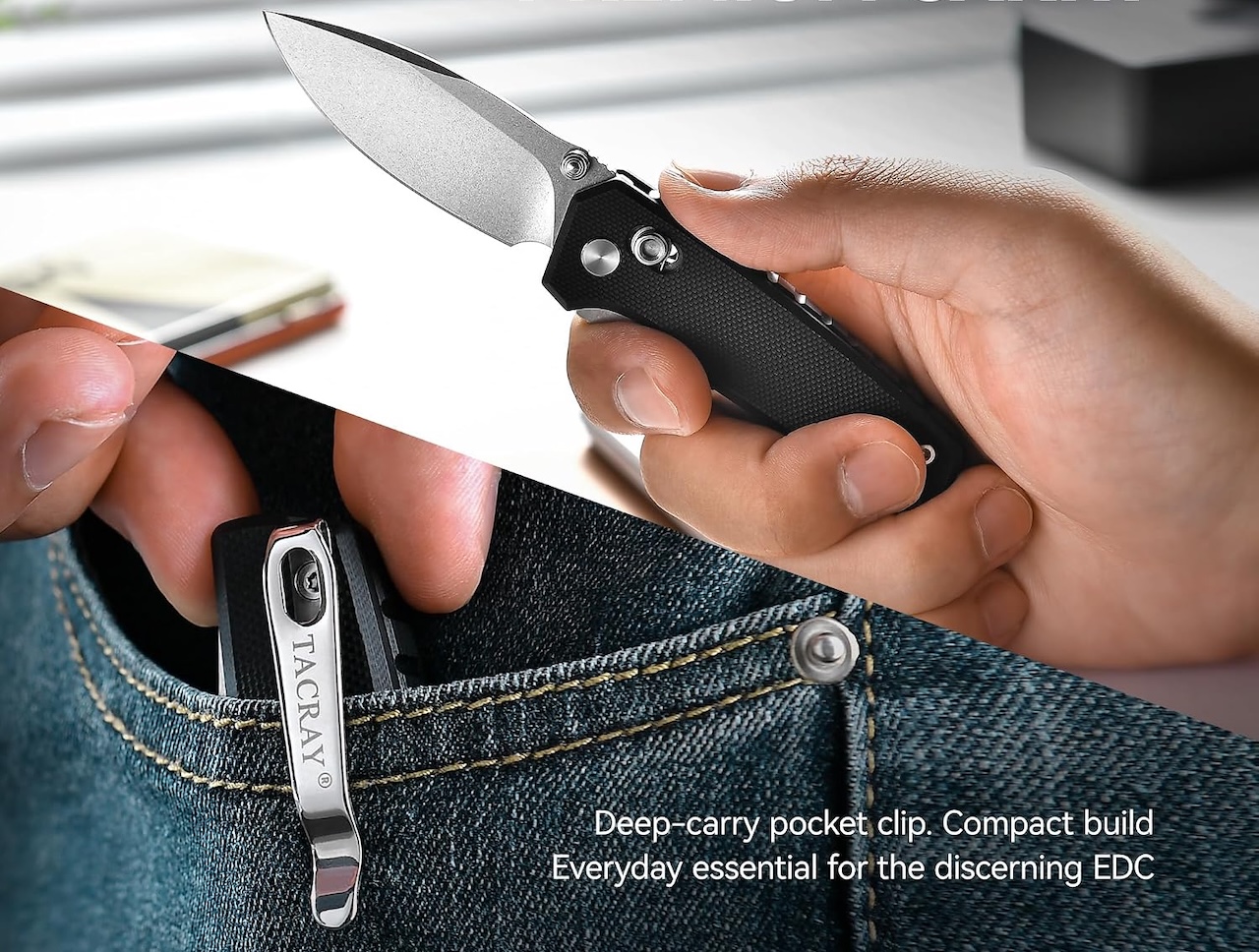 Tacray 5-in-1 Multitool Pocket Knife Pros Cons