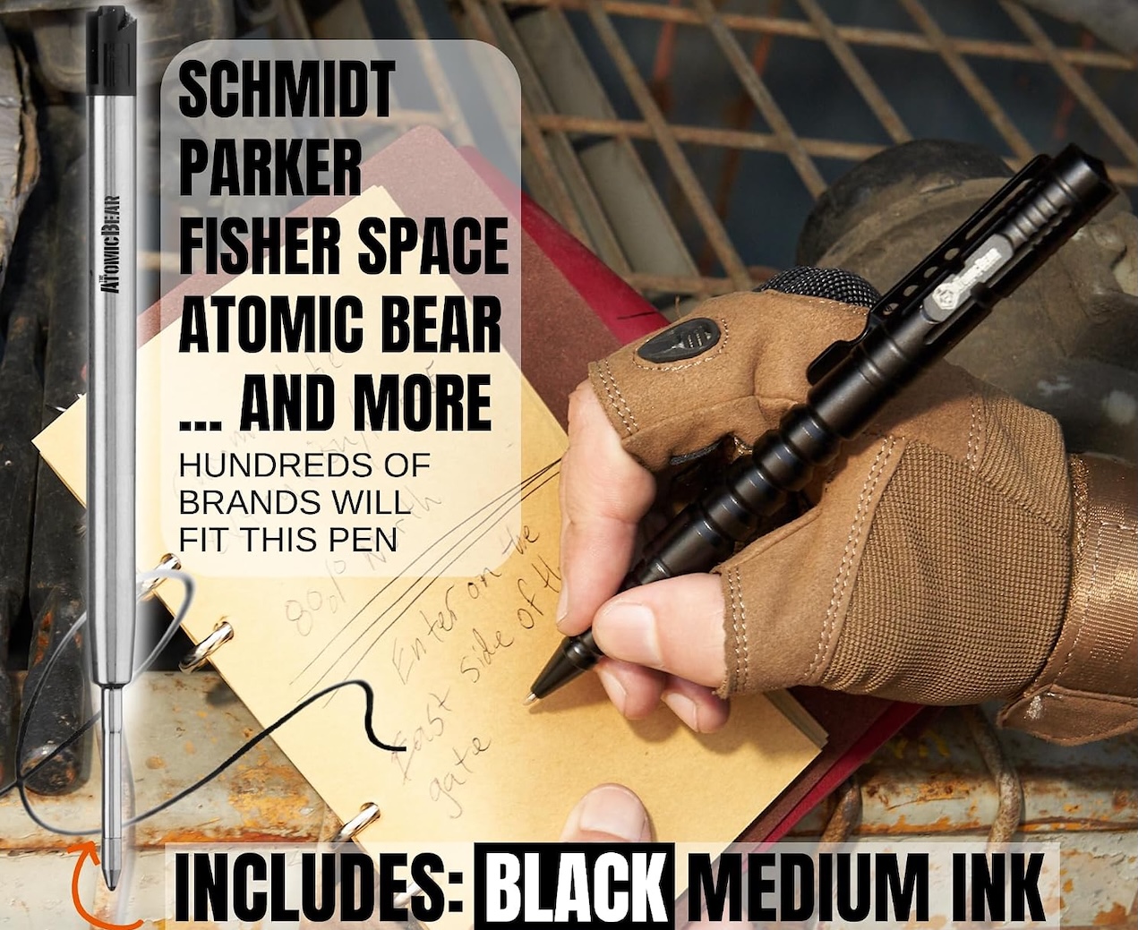 The Atomic Bear Tactical Pen