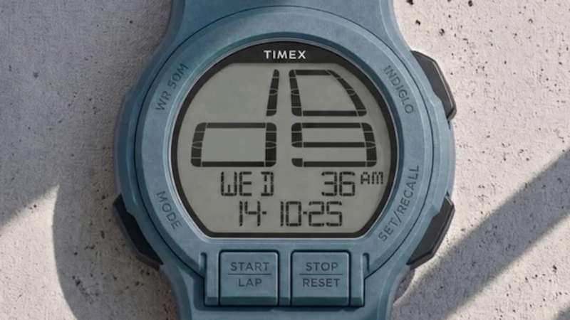Timex Retroware Digital 46mm Resin Strap Watch