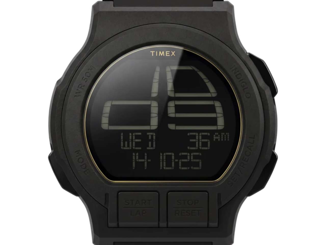 Timex Retroware Digital 46mm Resin Strap Watch 2