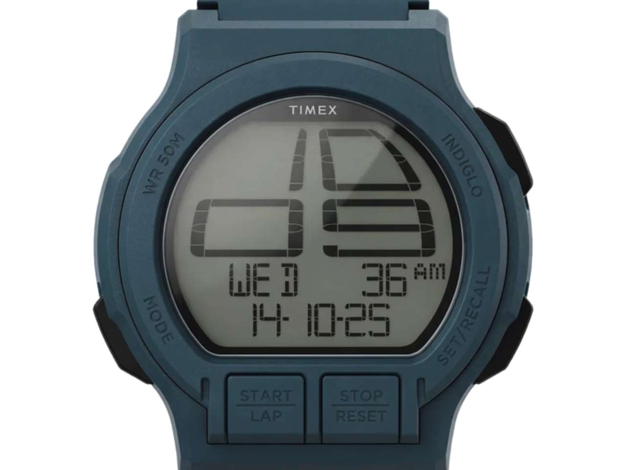 Timex Retroware Digital 46mm Resin Strap Watch