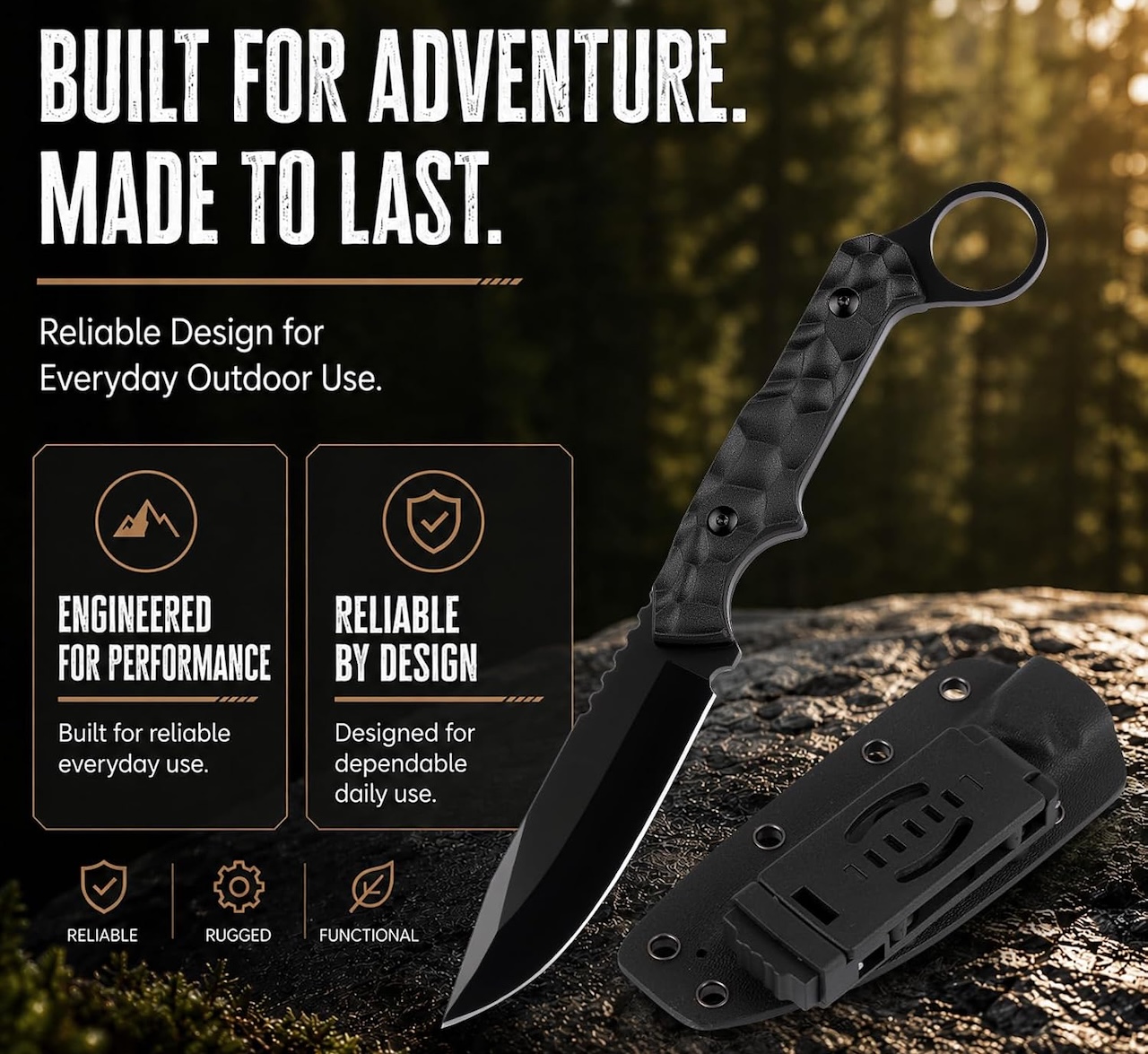 Tops Home 9.3 Outdoor Fixed Blade Knife