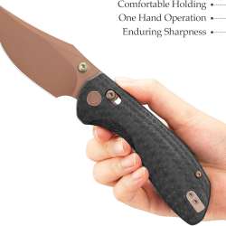 Trivisa Hippo Pocket Knife Rose Gold