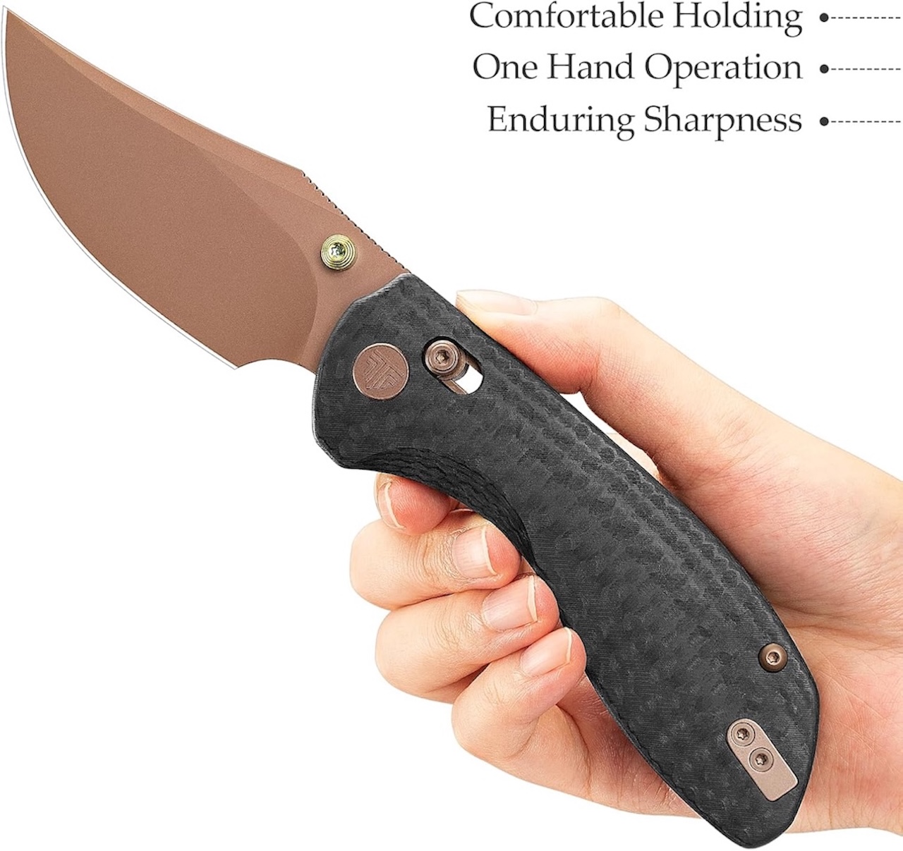 Trivisa Hippo Pocket Knife Rose Gold