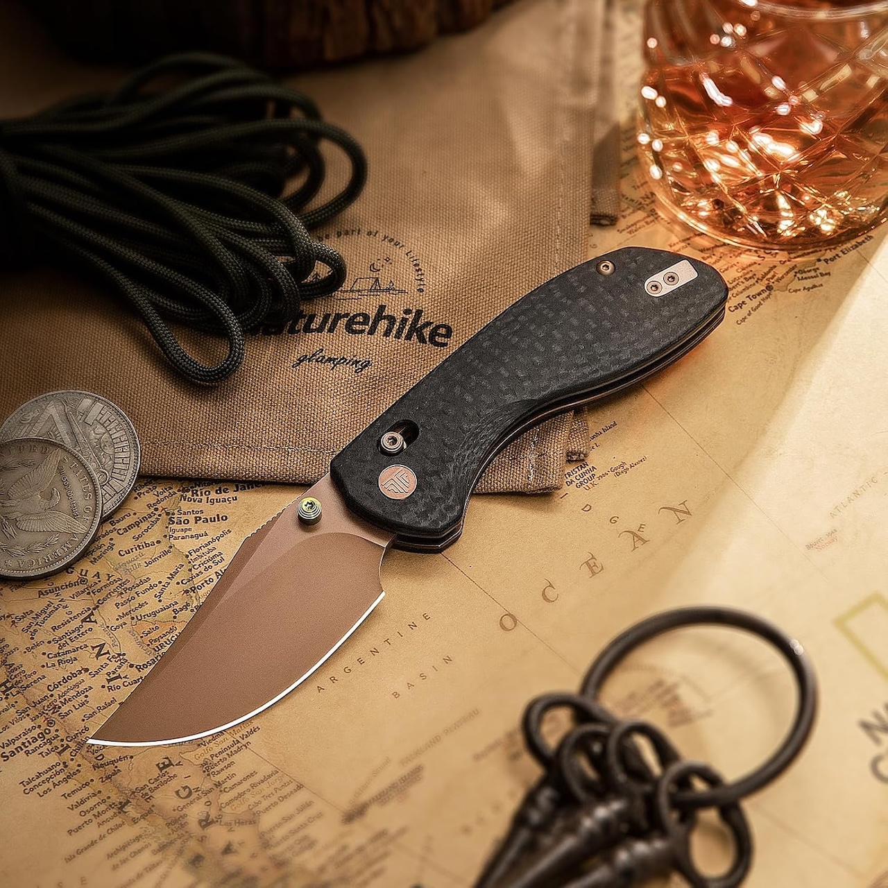 Trivisa Hippo Pocket Knife Rose Gold