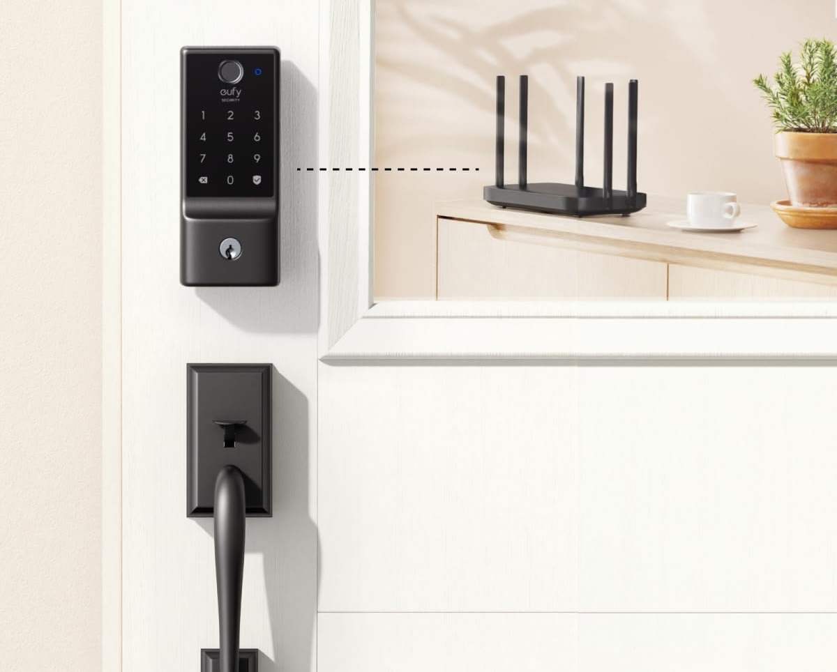 eufy Security Smart Lock C220 Front Door Handle Set A