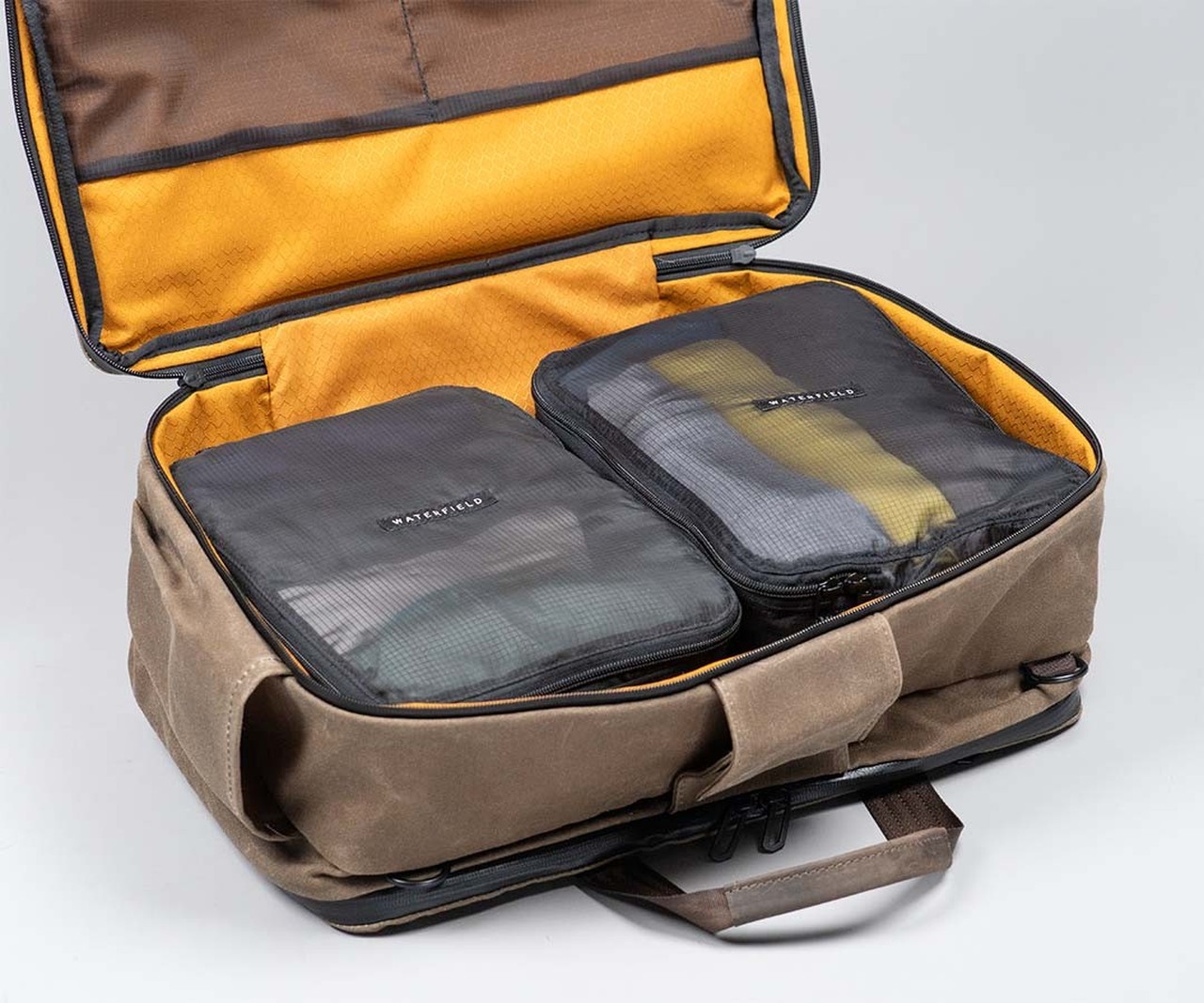 The two Monolite Packing Cubes inside the Carryall