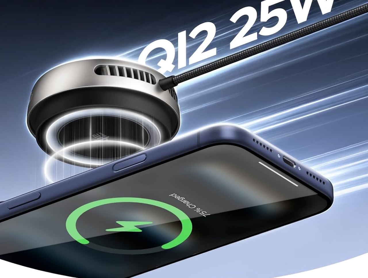 1 UGREEN Qi2.2 25W Magnetic Wireless Charging Pad with TEC Cooling Fan