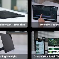 4URPC 15.6-inch Wireless Touchscreen Portable Monitor