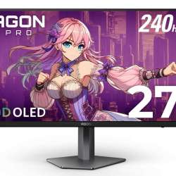 AOC Agon Pro 27 Inch Gaming Monitor QD OLED 240Hz 0.03ms