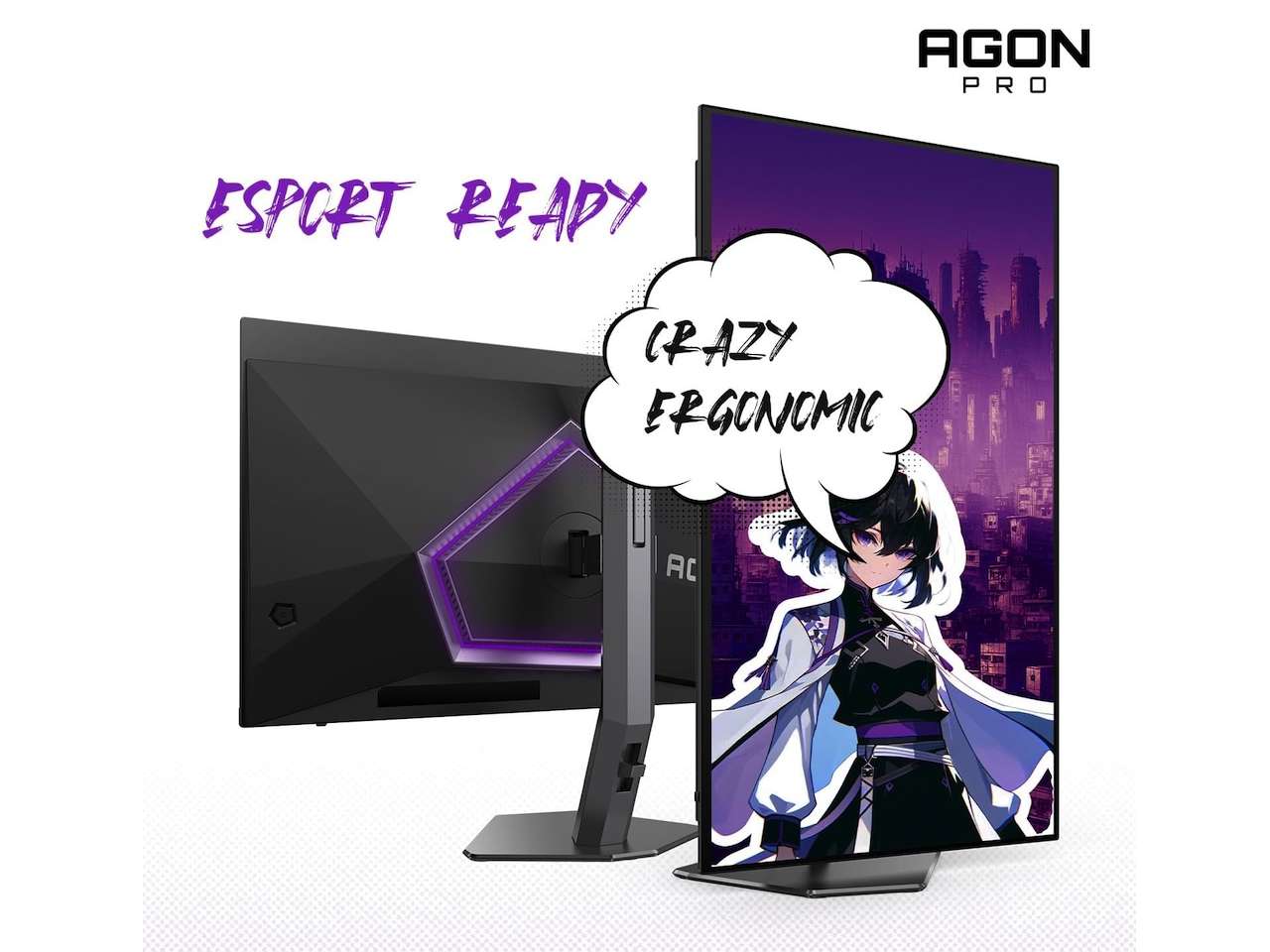 AOC Agon Pro 27 Inch Gaming Monitor QD OLED 240Hz 0.03ms