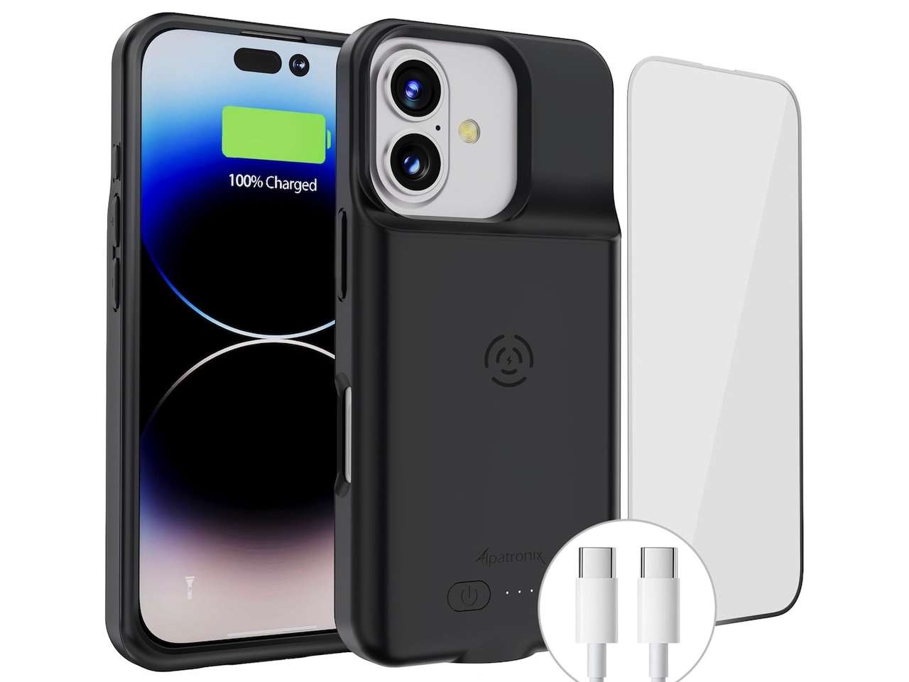 Alpatronix Battery Case Compatible with iPhone 17