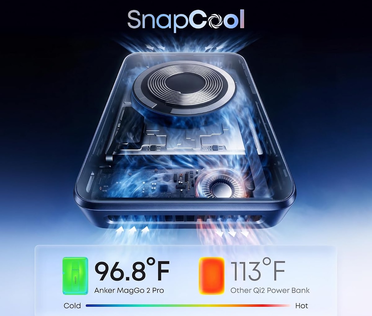 Anker MagGo 2 Pro Power Bank SnapCool