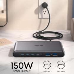 Anker Travel Charging Station 150W Slim USB C Charger