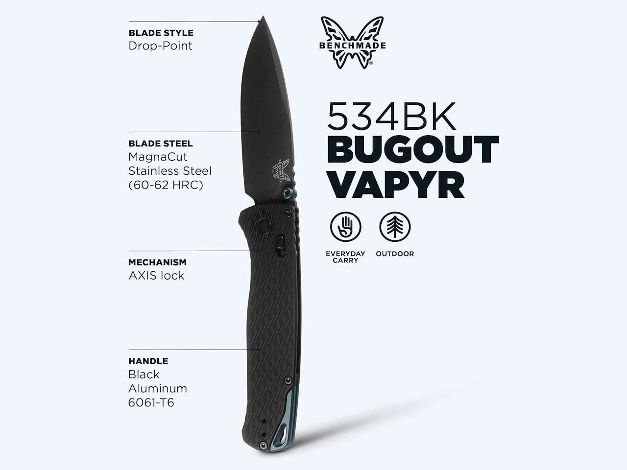 Benchmade Bugout Vapyr 534BK