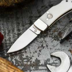 Boker Treebrand Pocket White Smooth Bone