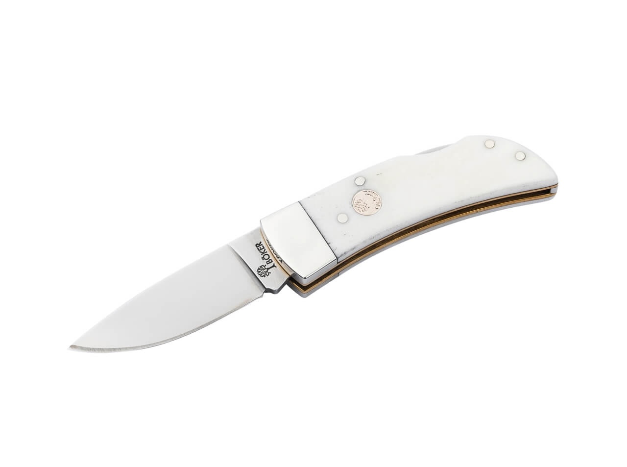 Boker Treebrand Pocket White Smooth Bone