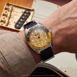 Fender x Timex Automatic 41mm Leather Strap Watch