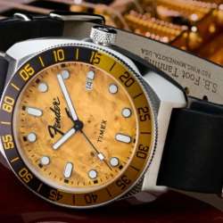 Fender x Timex Automatic 41mm Leather Strap Watch