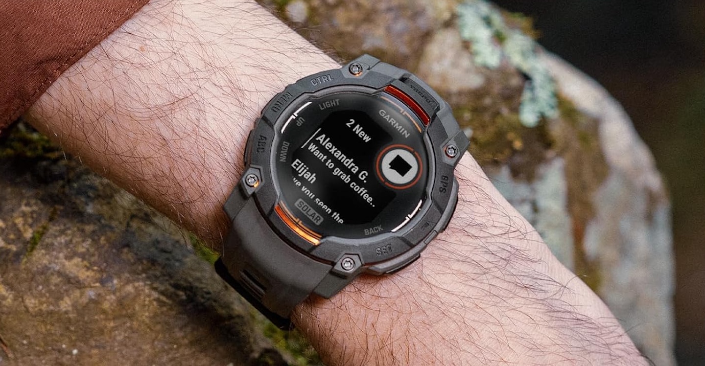Garmin Instinct 3 Solar Rugged GPS Smartwatch