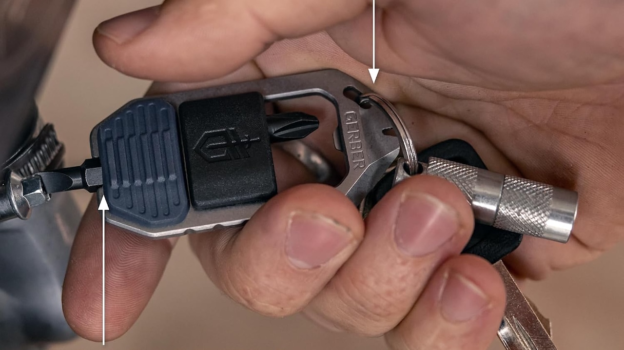 Gerber Gear Driver Keychain 5-in-1 EDC Multitool